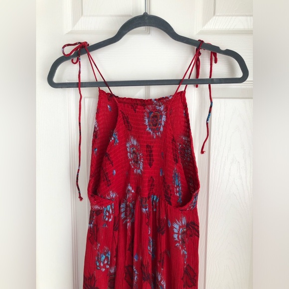Free People Intimately Garden Party Red Maxi Dress - Picture 7 of 15
